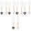 10Pièces Charms Lettres Alliage Pour Décoration Cup Style DIY 4