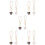 10Pièces Charms Lettres Alliage Pour Décoration Cup Style DIY 8