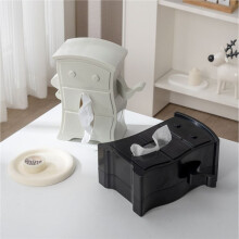 Living Room Desktop Toilet Tissue Box Custom with Elastic Support Wall-Mounted Tissue Storage Box Green &