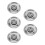 5Stk Mini Topfdeckel Universal Silber Küchen Deckel Ersatz 5