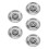 5Stk Mini Topfdeckel Universal Silber Küchen Deckel Ersatz 9