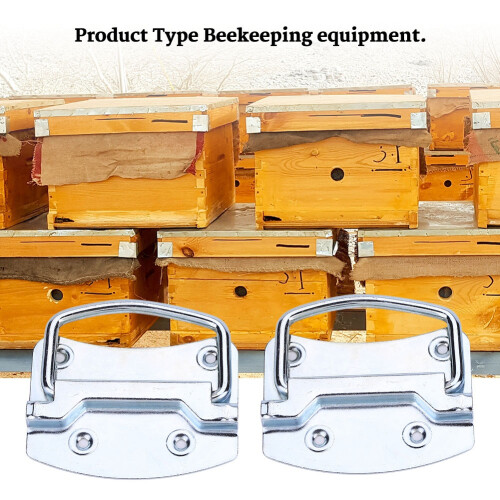 High Strength Iron Material Foldable Pull Ring Handles Easy Installation Toolbox Chest Pull Handles Zinc Plated Corrosion Resistant 1