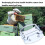 High Strength Iron Material Foldable Pull Ring Handles Easy Installation Toolbox Chest Pull Handles Zinc Plated Corrosion Resistant 3