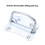 High Strength Iron Material Foldable Pull Ring Handles Easy Installation Toolbox Chest Pull Handles Zinc Plated Corrosion Resistant 5