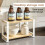 Expandable Kitchen Organizer Cabinet Shelf Stackable Counter Shelves Multiuse Storage Racks Solid Wood Iron Rustproof Sturdy Space Saving Easy 8