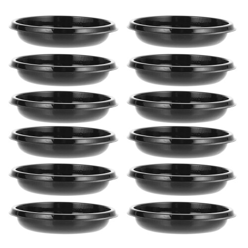 500Pièces Coupelles Noires Condiments Sauces Apéritifs 1
