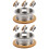 8Pièces Couvercles Verseuse Silver Filtre 6