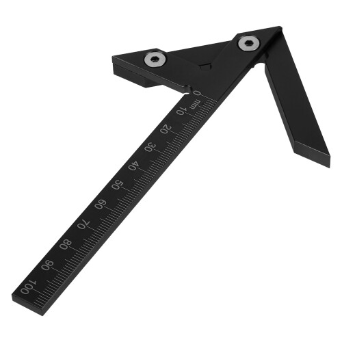 2Stk Aluminium Finder Schwarz Multi-Funktions 1