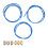 Υψηλός συμβατός σωλήνας Bowden για εκτυπωτές For3D με εξαιρετικά ομαλή σωλήνωση PTFE, 6
