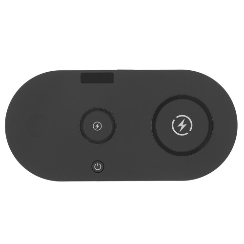 Qi Enabled Wireless Charging Pad Fast Charging Station For Iphone With Magnetic Windshield Mount And Led Indicator Compact Travel Friendly Design 1