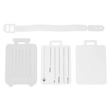 Lightweight Aluminium Alloy Luggage Tag Durable Brushed Metal Texture Sturdy With Privacy Cover Bright Color Coding Design Travel Identification Tag