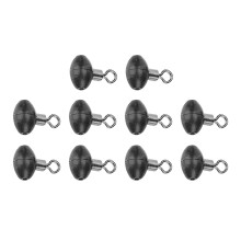 Rotating Swivel Fishing Tackle Connector, New Easy to Read Anti Twist Swivel with Wide Application for Carp Floats and Running Rigs (10PCS)