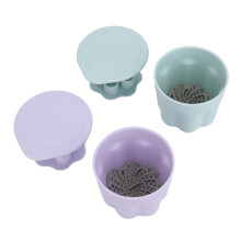 Silicone Makeup Brush Washer Drying Tray Dual Function Tool High Quality TPR Cleaning Plate Exfoliating Bristles Portable For Travelers Compact Design