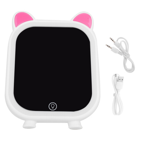 Vanity Mirror With Led Lights Touch Control Dimmable Makeup Mirror Foldable Led Mirror For Beauty Routine, Led Lights Touch Sensitive Control Folding