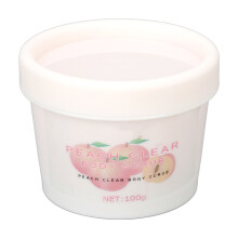 Sugar Body Scrub With Natural Extracts, Exfoliating Peach Skincare For Silky Smooth Skin, Tightening And Firming Body Treatment With Moisturizing