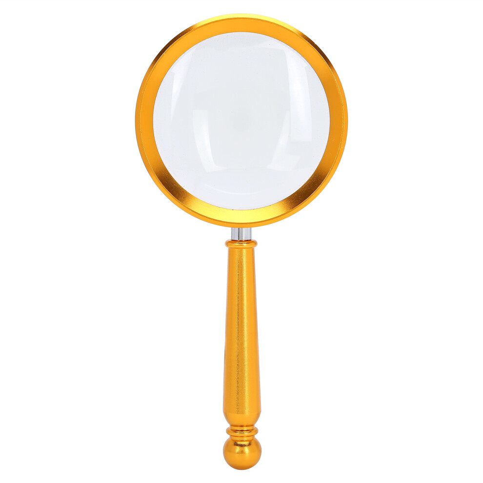 High Magnification Magnifying Glass HD Optical Lens Enlarging Tool8X Clear Viewing Experience Scratch Resistant Frame Classic Style Detachable