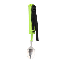 Durable Webbing Utensil Holder With Multipurpose Pocket, Adjustable Strap Elastic Utensil Holder For Left Right Handed Users, Weighted Design Non