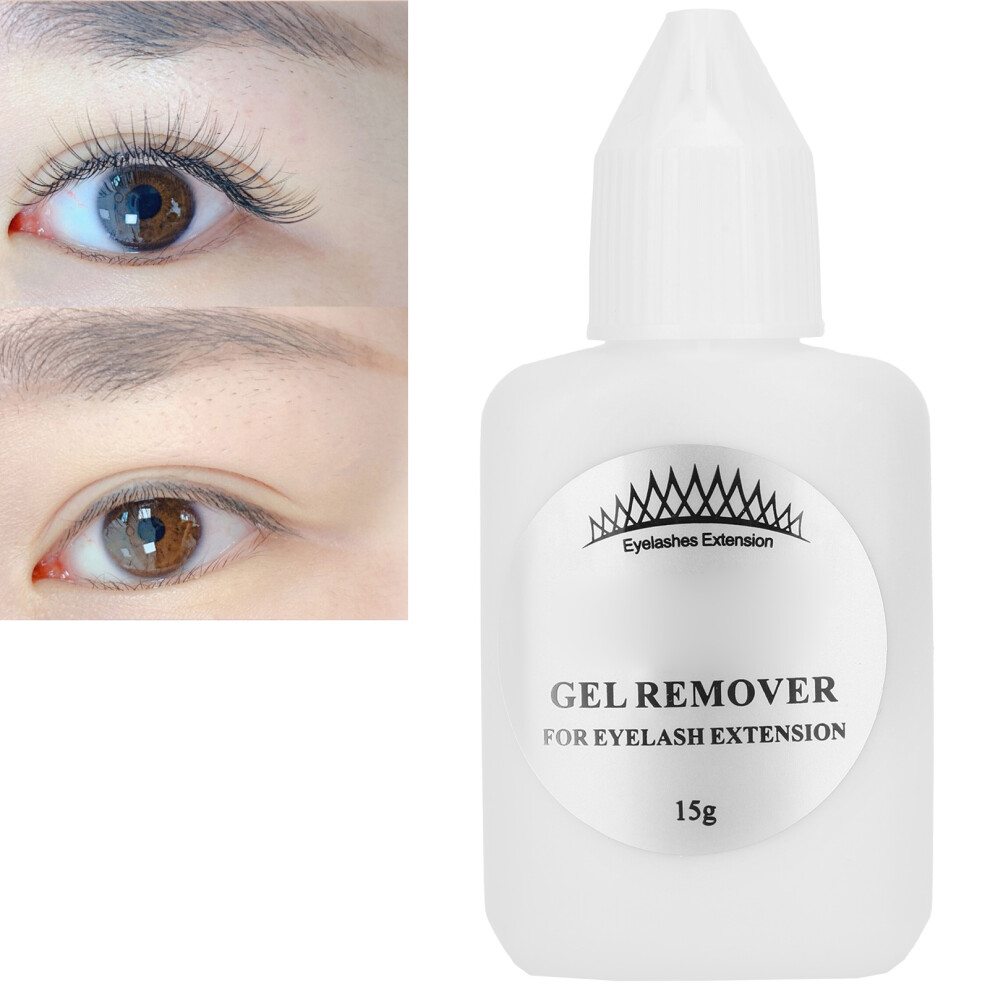 Unisex 15Ml Colorless Odorless Eyelash Glue Remover, Gentle & No Harm