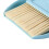 Mini Broom Dustpan Set Smile Face Plastic Handheld Cleaning Tool Office Blue 4