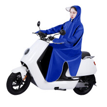 Electric Bike Raincoat 5XL Royal Blue Oxford Cloth