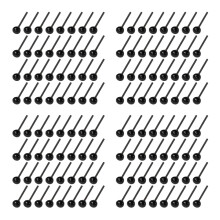 200Pairs Premium Black Glass Doll Eyes for DIY Plush Toy Crafts