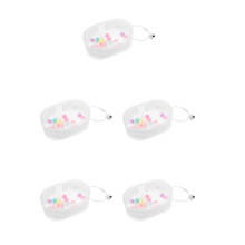 5Pièces Pochette Portable PVC Transparent Pour Figurines Et Poupées