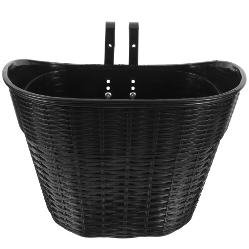 1Ensemble Panier Frontale Noir PP Facile À Installer Spacieux