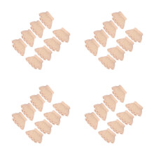 16Paires Coton Beige Ouvertes Pieds Sport Fitness Femme