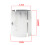 2Pièces Conversion Guidon Aluminium Argenté Usage Long 3