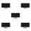5Pcs Scratch-Resistant Large Black Mouse Pads with Keyboard Desk Mat 4