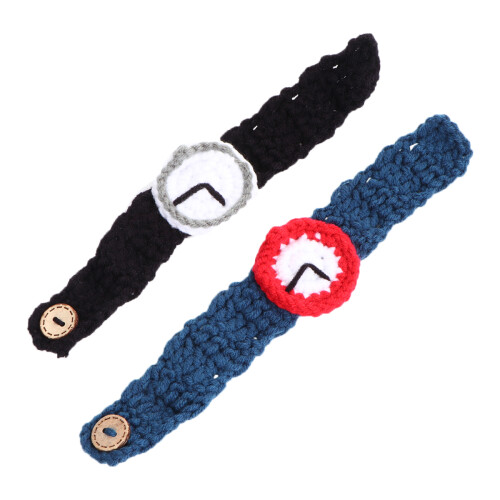 4Stk Kinderuhr Strick Design Party Karneval Verschiedene 1