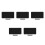 5Pcs Scratch-Resistant Large Black Mouse Pads with Keyboard Desk Mat 6