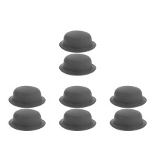 8Pcs Grey Silicone Pot Lid Knob Covers Heat Resistant Handle Sleeves
