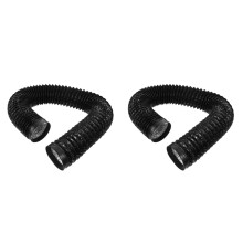 2Pcs Durable Aluminum Dryer Vent Hose PVC Coated Flexible Ducting Kit