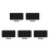 5Pcs Scratch-Resistant Large Black Mouse Pads with Keyboard Desk Mat 9