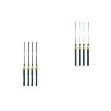 8Pcs Green Graduation Cap Tassel Charms Set Polyester Zinc Alloy Decor