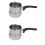 2Pcs Silver Latte Art Milk Cup Coffee Frothing Pitcher 5