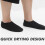 1Paire Chaussures D'eau Pliables Confortables Pour Randonnée 7