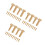 42Pairs Golden Copper Rivets for Handles Secure DIY Fixing 7