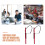 4Pcs Black Elastic Retractable Pen Leash with Silicone Ring for Stylus 7