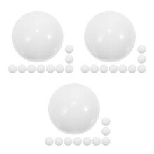 30Pcs Acrylic Roulette Wheel Beads White for Bar Game and Home Use