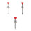 3Pièces Manche Flipper Alliage Robuste Usage 8