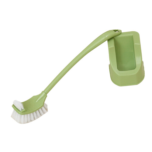 Toilet Brush Set Plastic Double-Sided 180g Green
