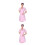 2Pièces Blouse Rose Coton Beauté Laboratoire 7