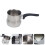 2Pcs Silver Latte Art Milk Cup Coffee Frothing Pitcher 10