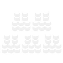 50Pcs Durable Plastic Cap Shaper Insert White for Hat Brims & Visors