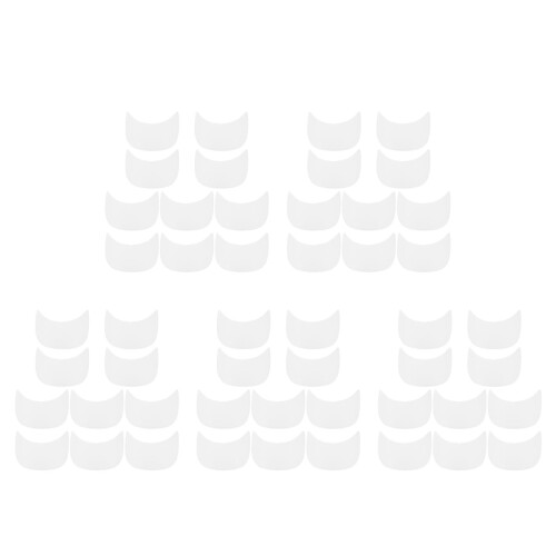 50Pcs Durable Plastic Cap Shaper Insert White for Hat Brims & Visors
