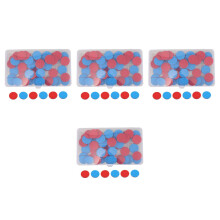 200Pcs Plastic Ten Frame Math Markers Educational Counting Chips Multi