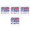 200Pcs Plastic Ten Frame Math Markers Educational Counting Chips Multi 1