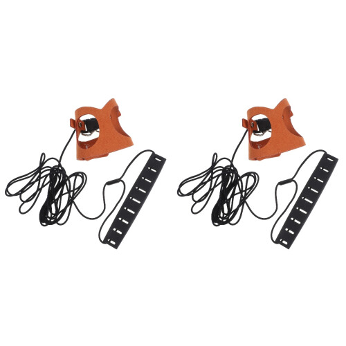 2Sets Coffee Pet Harness and Leash Set Durable Small Pet Walking Rope